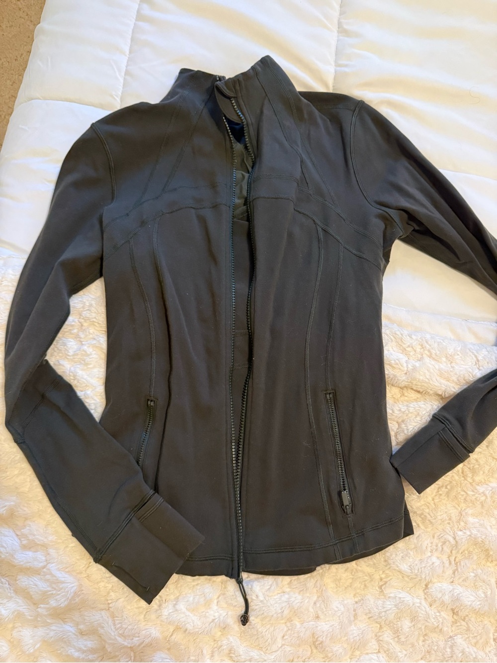 Women’s lululemon define dark green Zip-Front Jacket